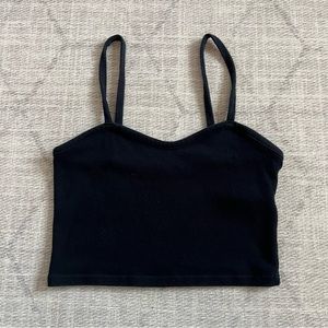 Forever 21 Women’s Black Color Crop Tank Top Shirt